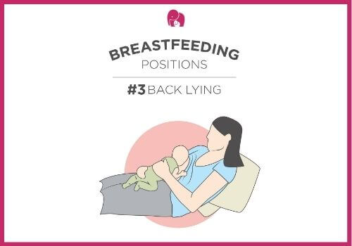back lying breastfeeding hold