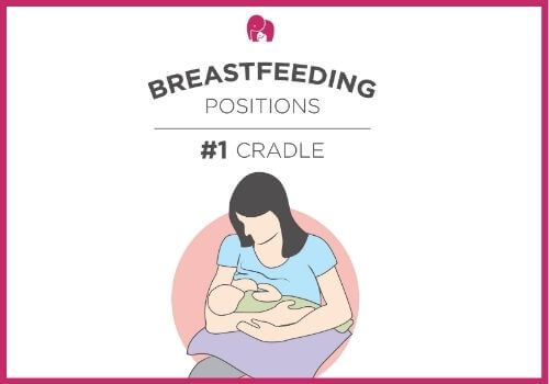 cradle breastfeeding positions